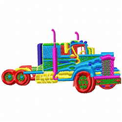 Truck Embroidery Design 1 Truck Embroidery Design 1